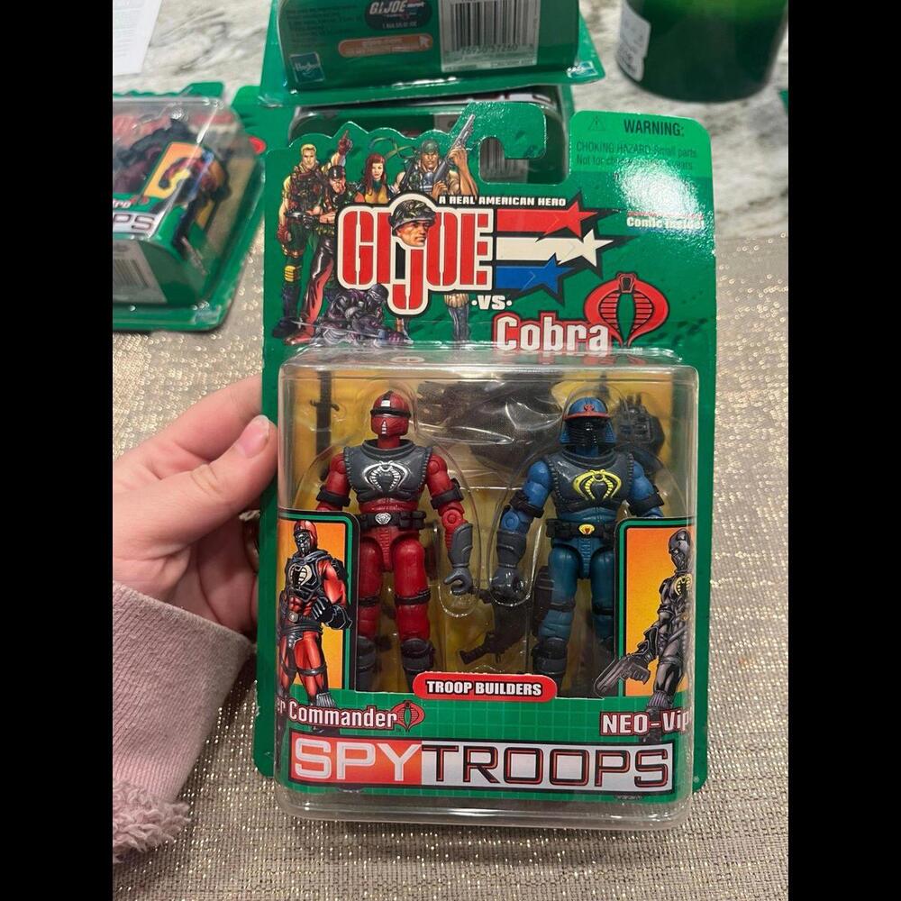 GI Joe‎ vs Cobra Spy Troops Neo Viper Commander And Neo Viper 2003 New Vtg